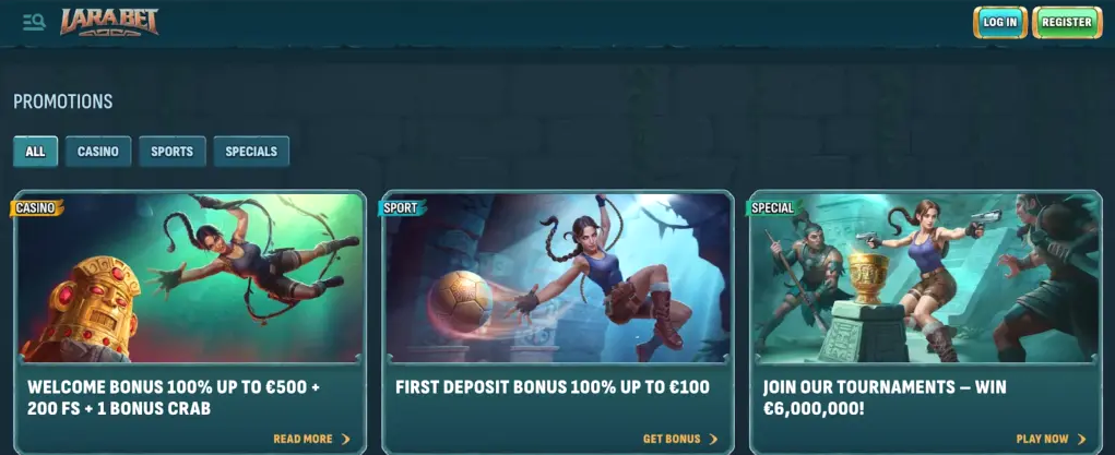 Larabet Casino Bonusangebote: Willkommensbonus, Freispiele und VIP-Belohnungen